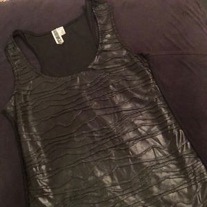 Black tank with mesh back